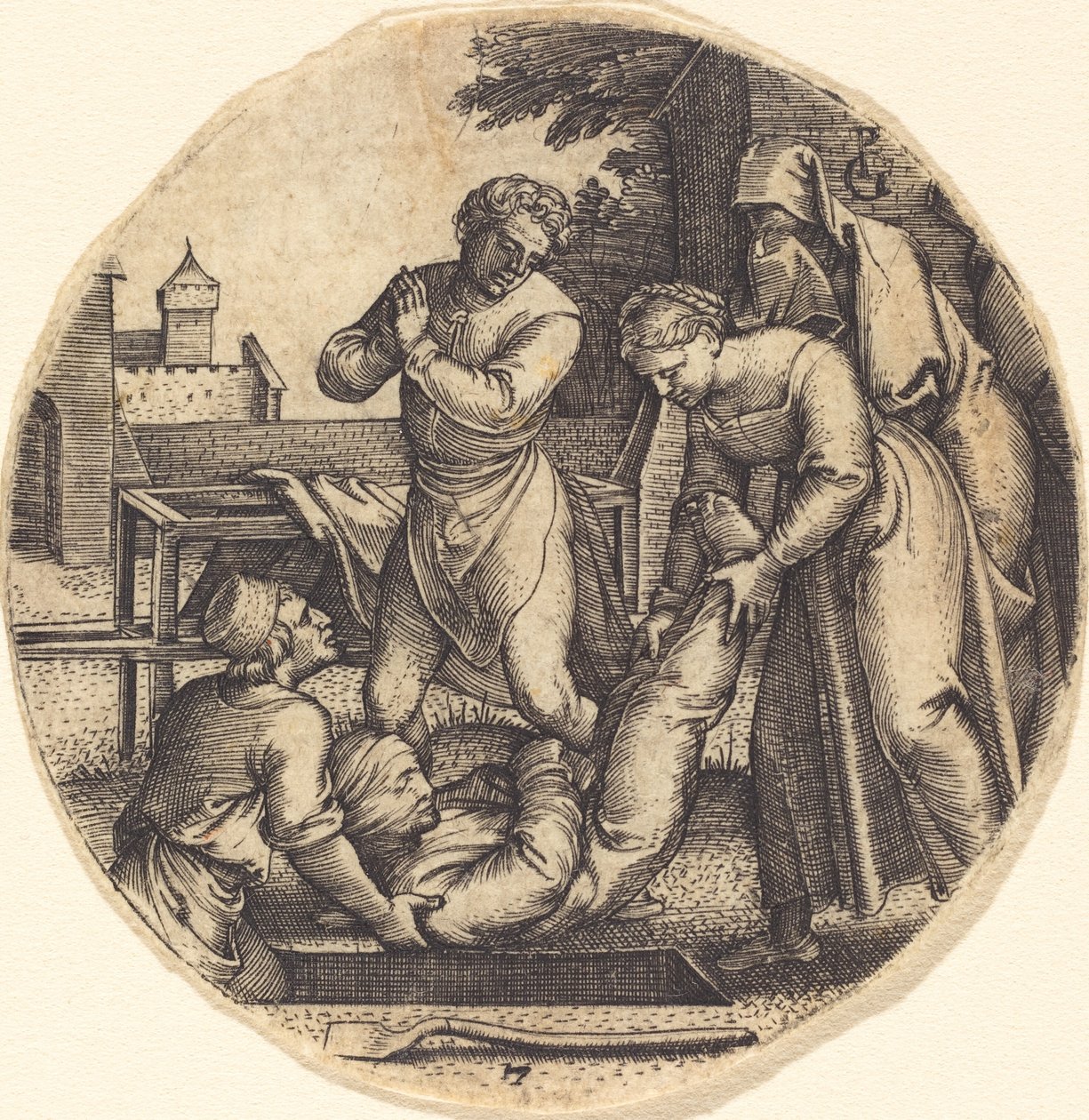 Enterrer les morts - Georg Pencz