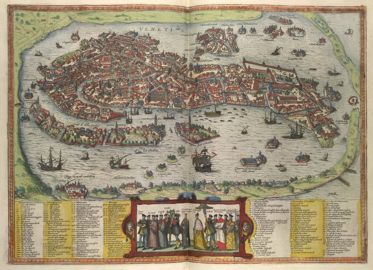 Vue de Venise - Georg and Hogenberg Franz Braun