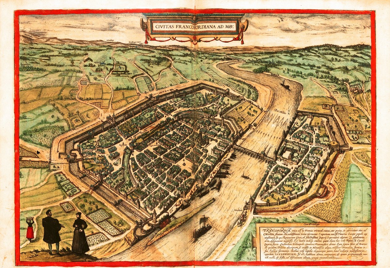 Francfort-sur-le-Main - Georg and Hogenberg Franz (1535 90) Braun