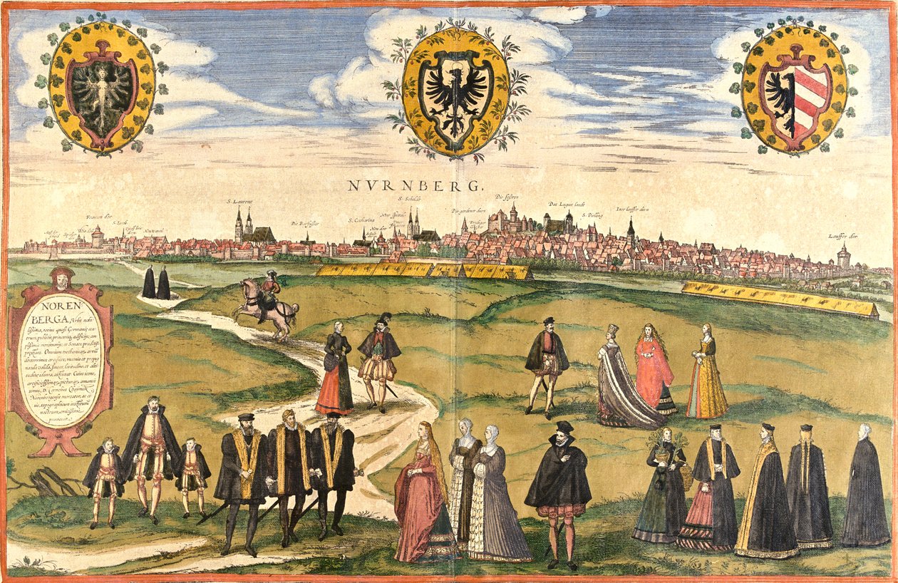 Nuremberg, Allemagne - Georg and Hogenberg Franz (1535 90) Braun