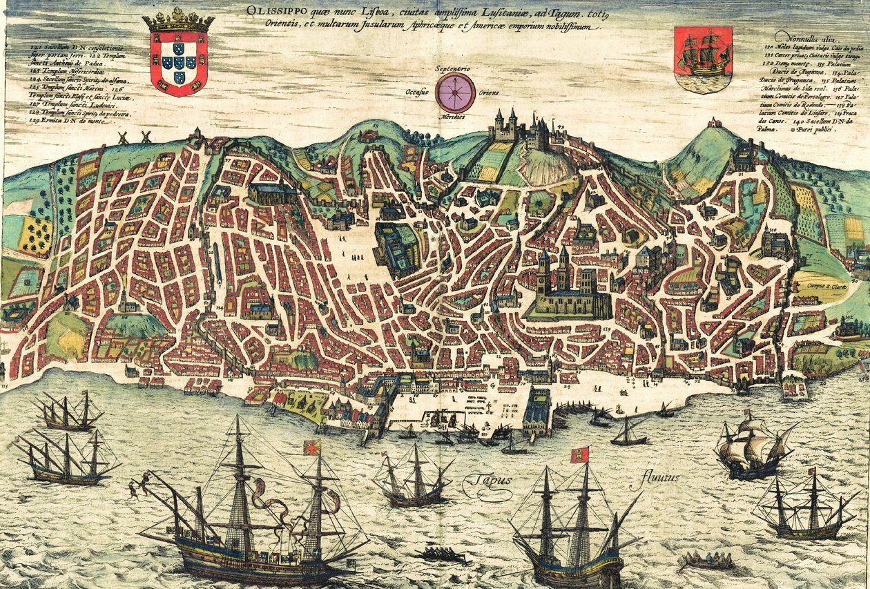 Portugal - Georg and Hogenberg Franz (1535 90) Braun