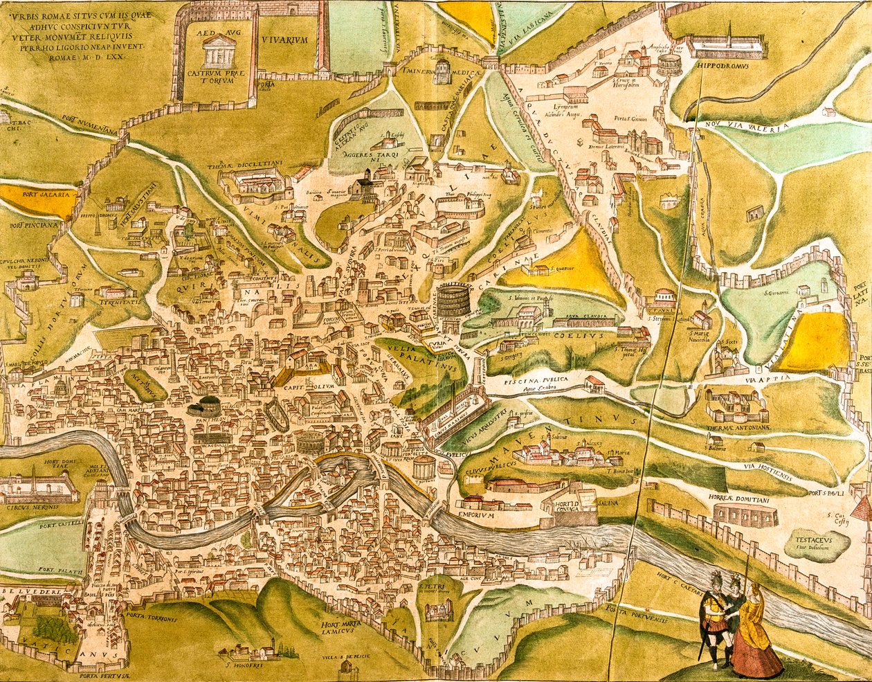 Rome, Italie - Georg and Hogenberg Franz (1535-90) Braun