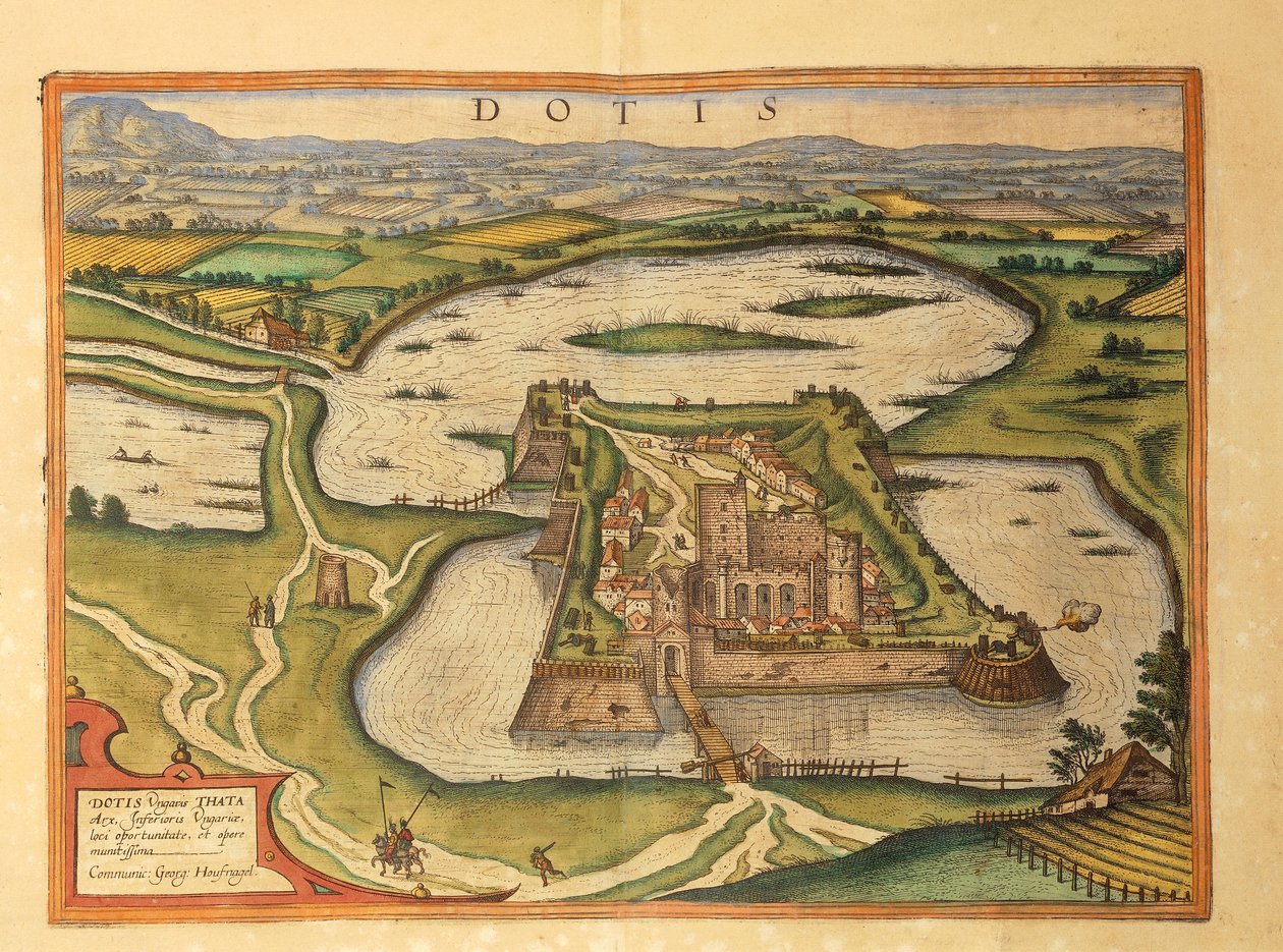 Tata, Dotis du Civitates Orbis Terrarum par Georg Braun - Georg Braun and Hogenberg Franz
