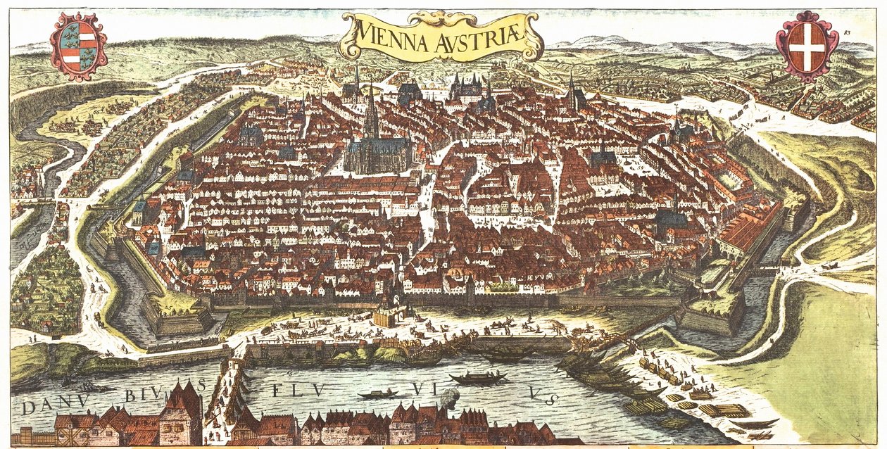 Vienne, Autriche - Georg and Hogenberg Franz (1535 90) Braun