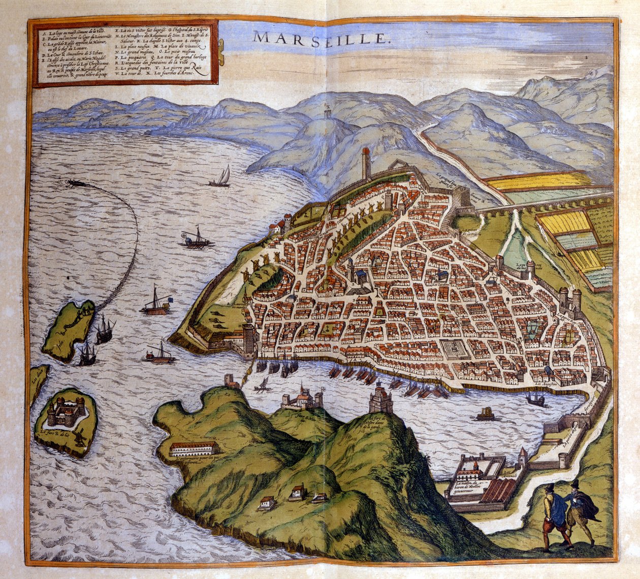 Vue de Marseille de l