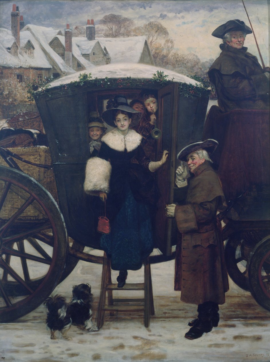 Les visiteurs de Noël de grand-maman - George Adolphus Storey