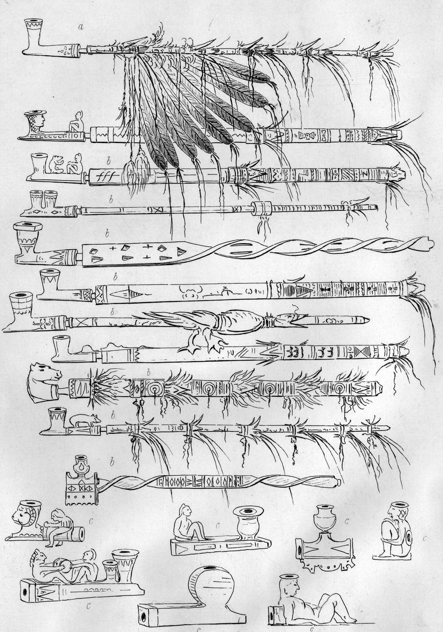 Pipes Sioux, c.1851 - George Catlin
