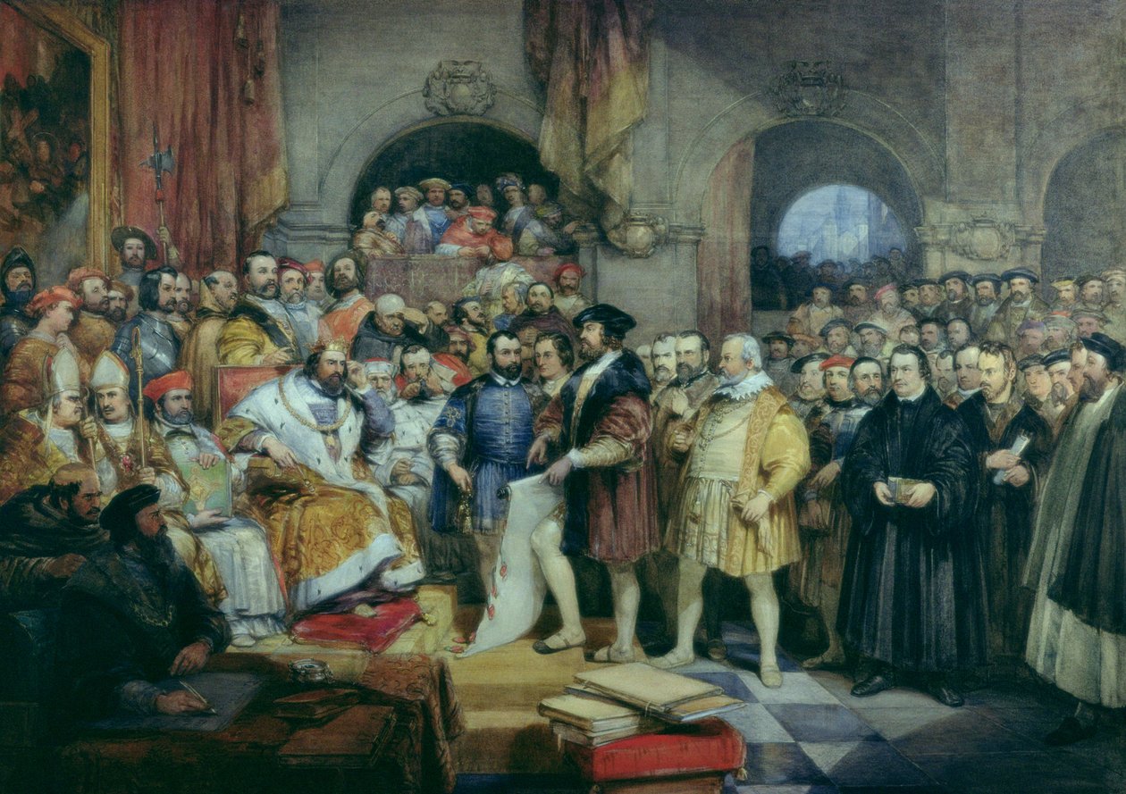 La Diète de Spire, 19 avril 1529 (2e Diète de Spire) - George Cattermole