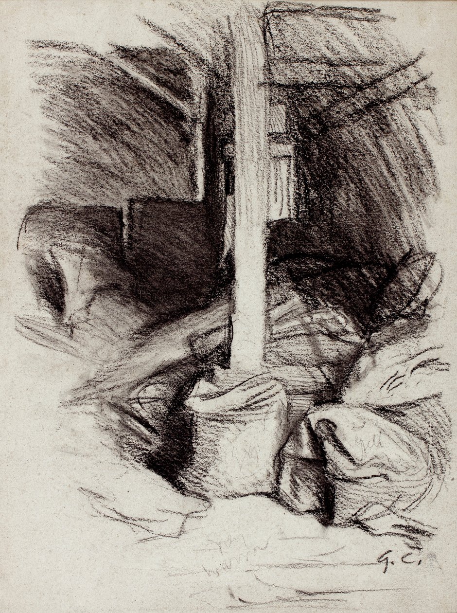 Intérieur de grange - George Clausen