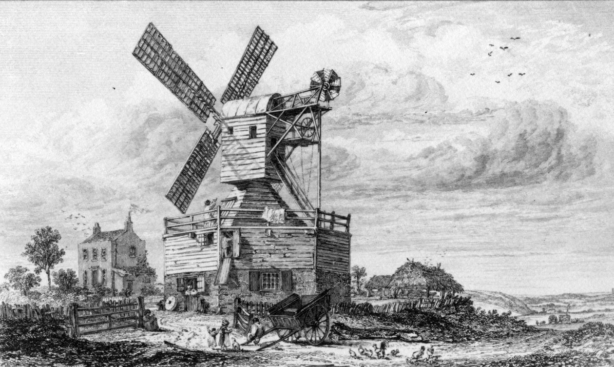 Moulin sur Wimbledon Common, de 