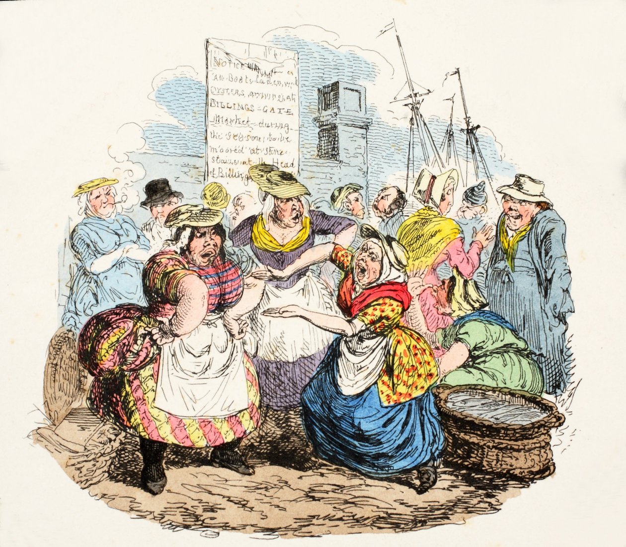 Langage, 1826 - George Cruikshank