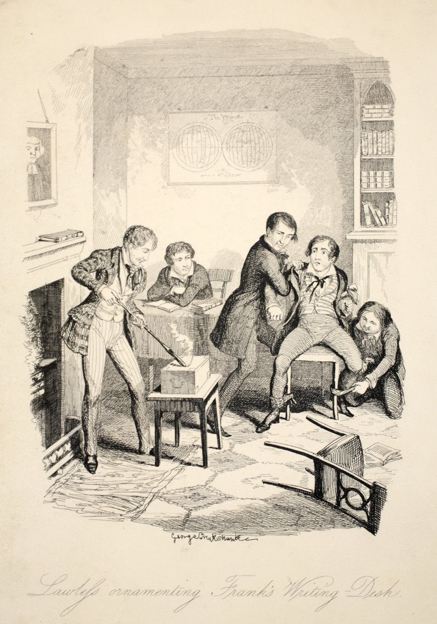 Lawleys ornant le bureau de Frank, de Frank Fairlegh ou Scènes de la vie d