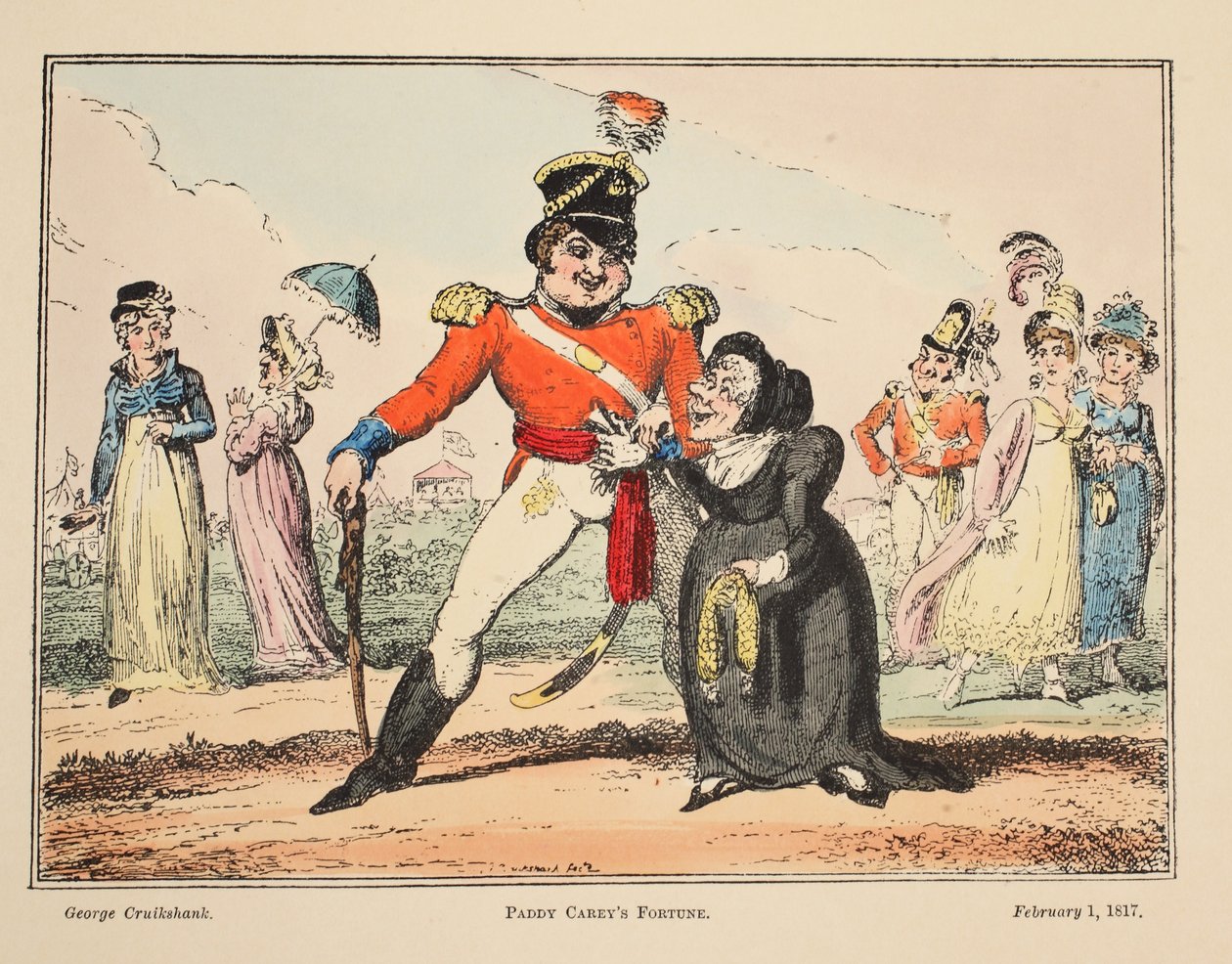 La fortune de Paddy Carey, pub. 1817 - George Cruikshank