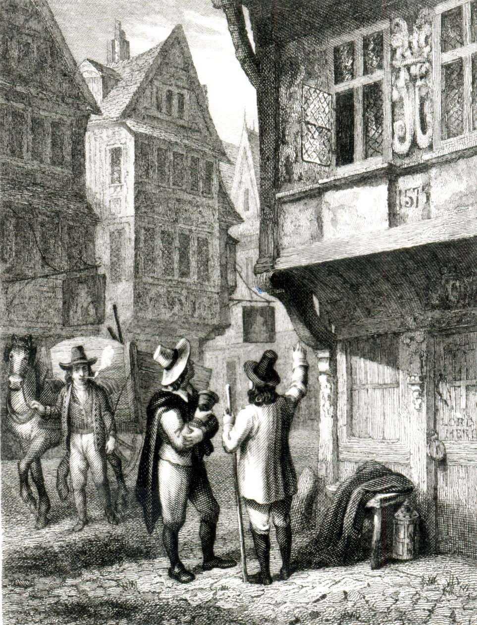 Le Chariot des morts, gravé par Davenport, 1er juillet 1835 - George Cruikshank