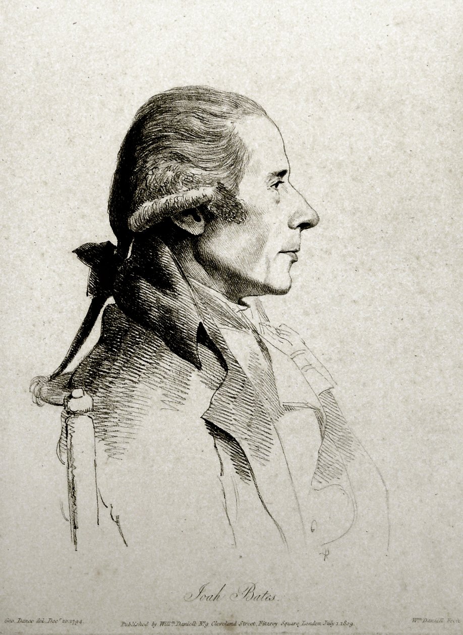 Joah Bates, gravé par William Daniell, 1809 - George Dance