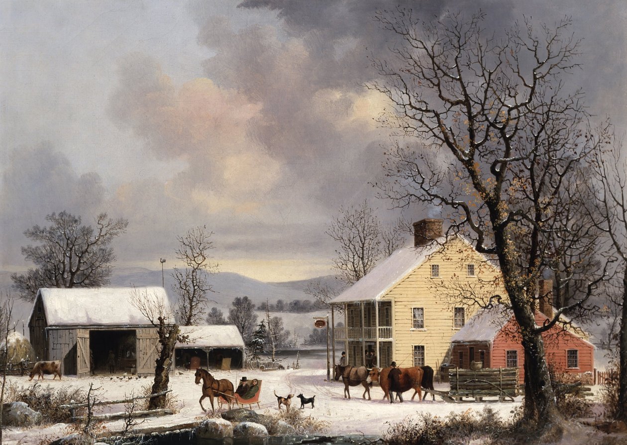 Hiver à la campagne - George Henry Durrie