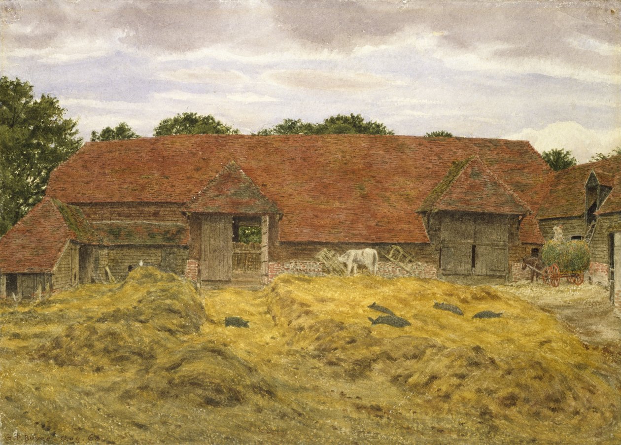 Grange rouge à Whitchurch, 1868 - George Price Boyce