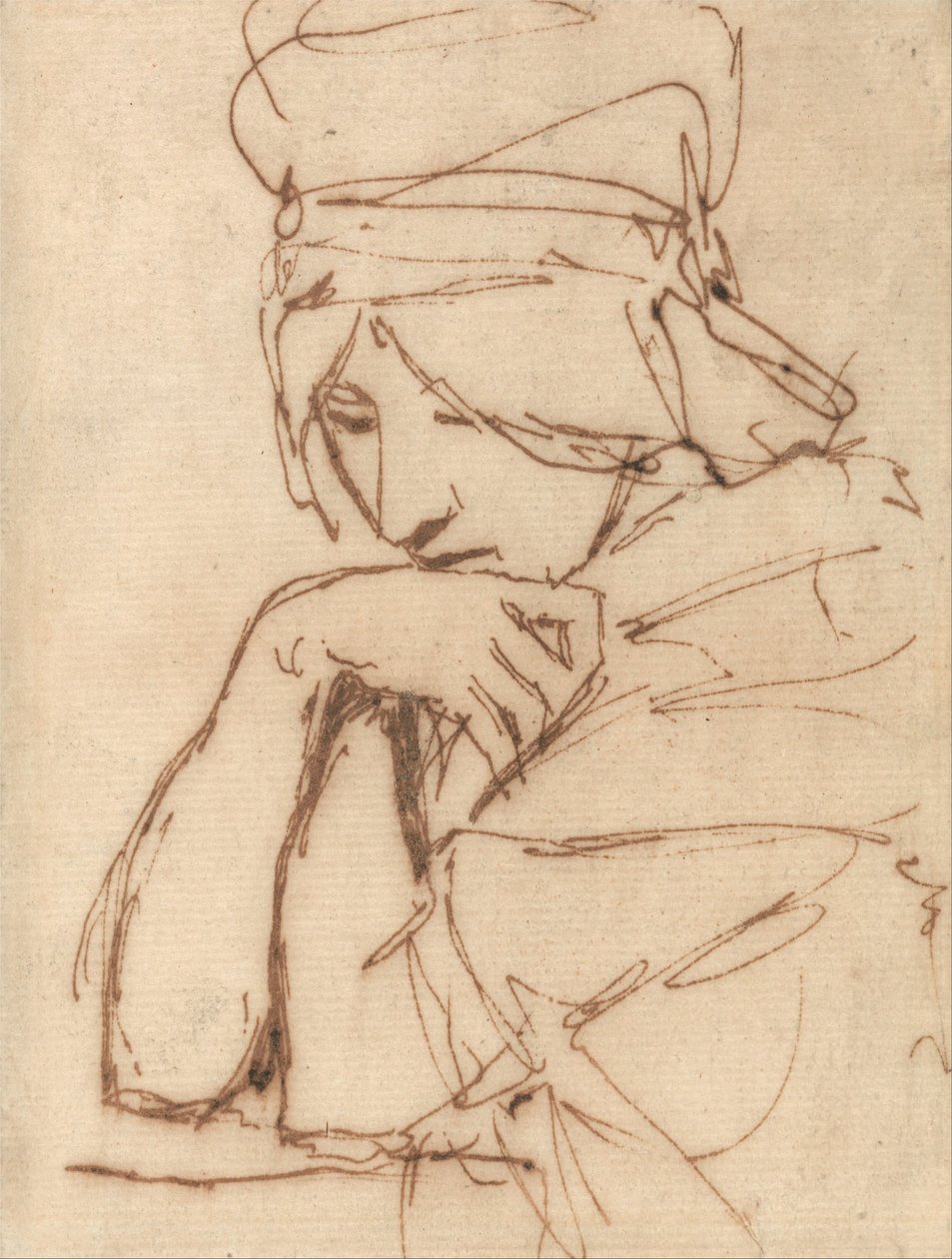 Une dame pensive - George Romney