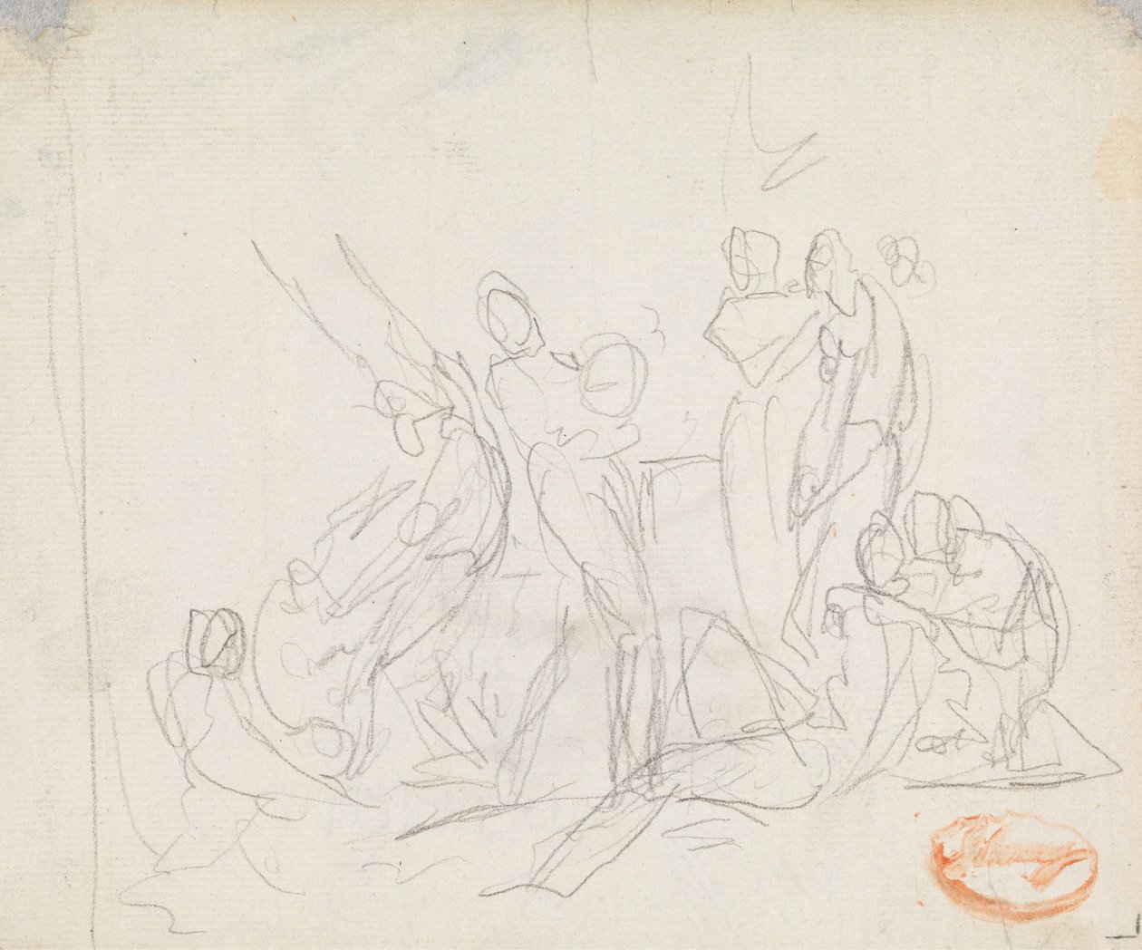 Étude de composition de figure 14 - George Romney