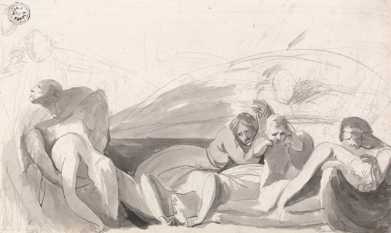 Howard visitant une prison - George Romney