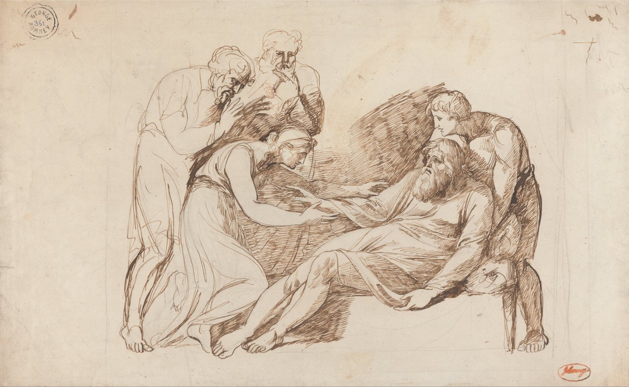 Lear réveillé par Cordelia - George Romney