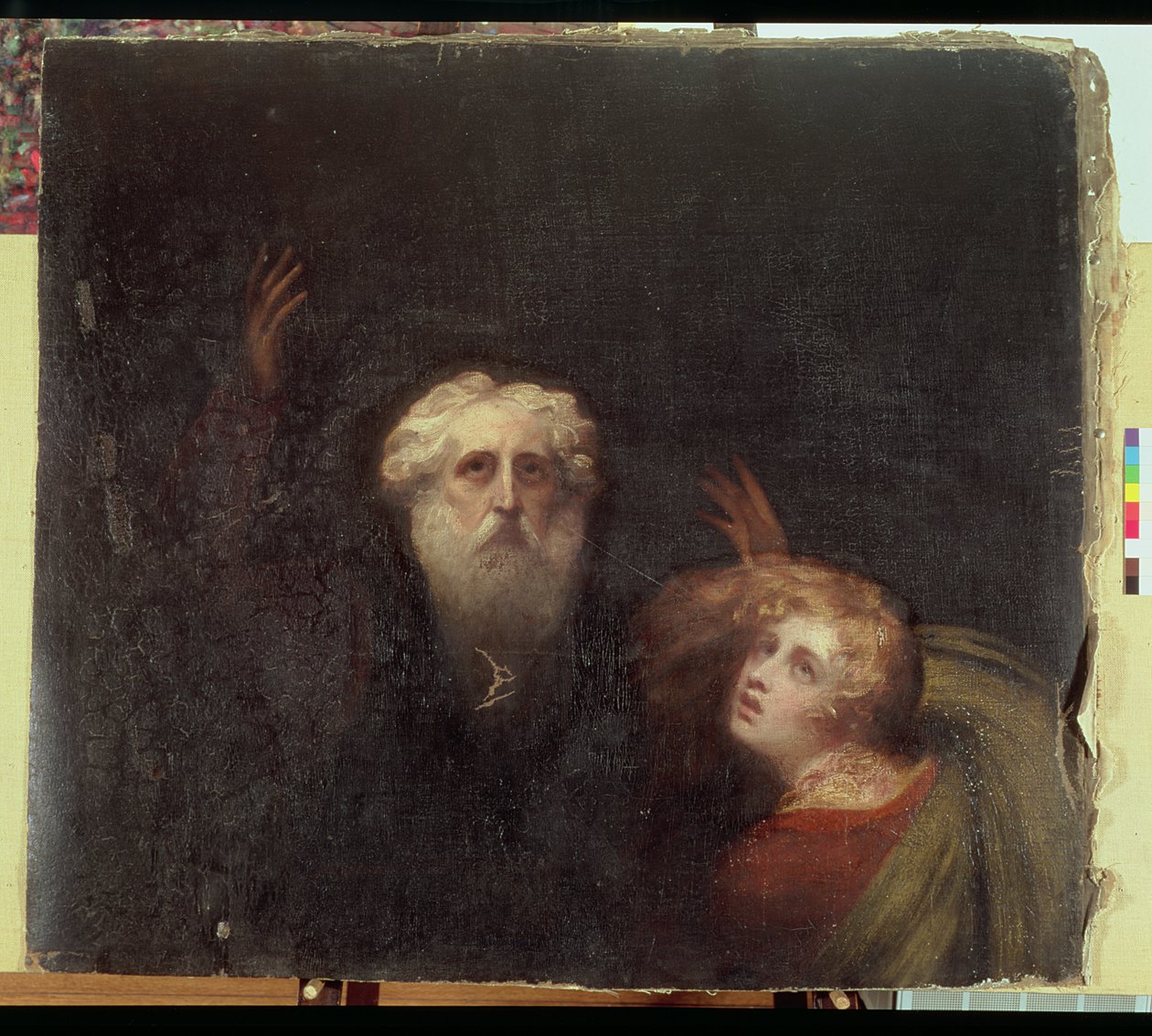 Prospero et Miranda, fragment de 