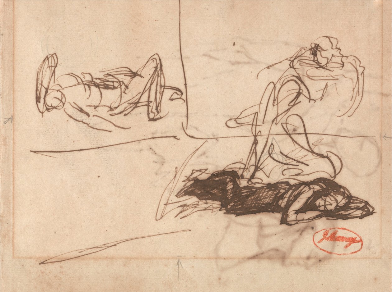 Figures allongées - George Romney