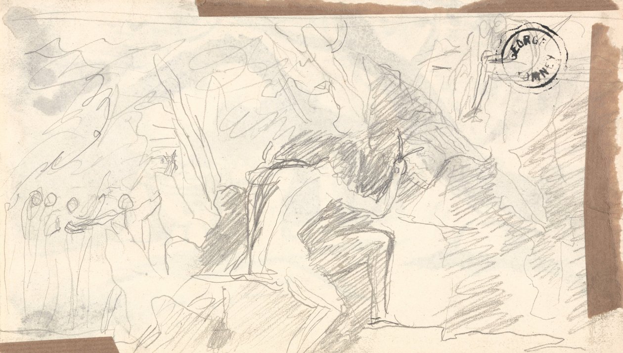 Légère esquisse de figures - George Romney