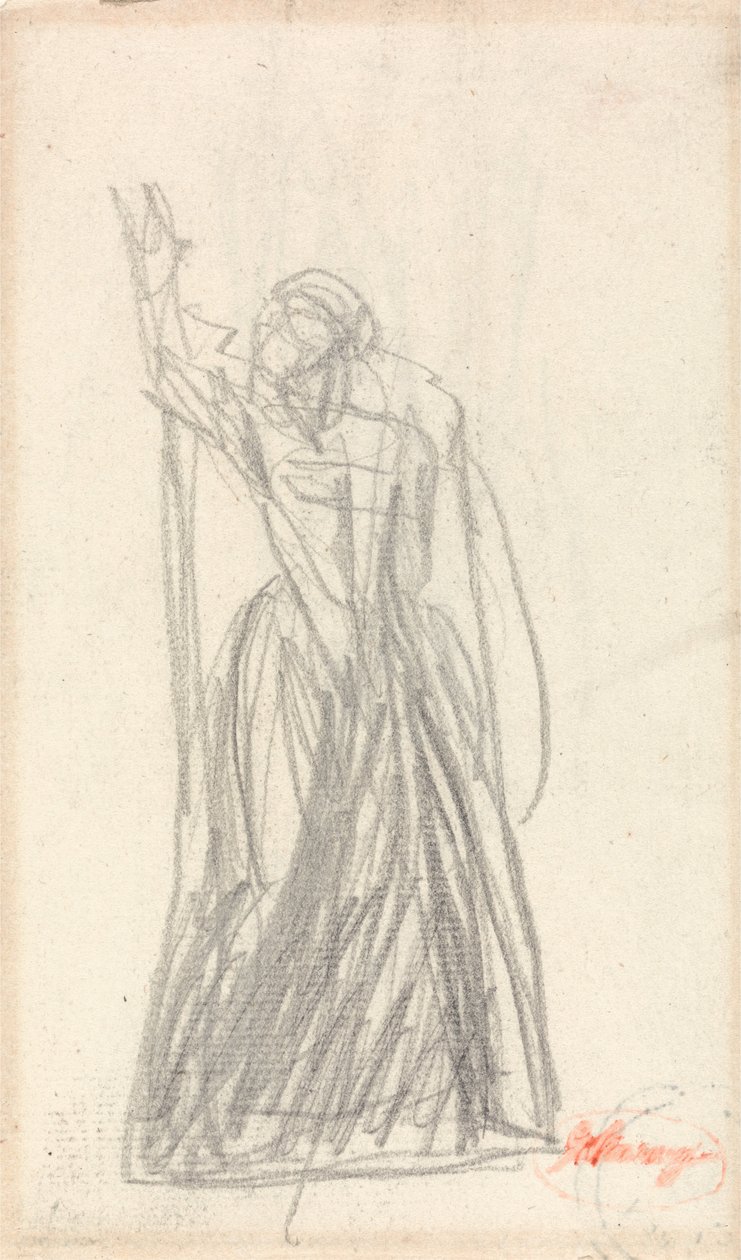 Figure debout, probablement pour Lady Macbeth - George Romney