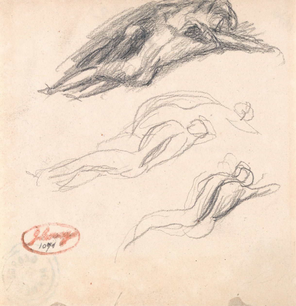 Trois croquis d