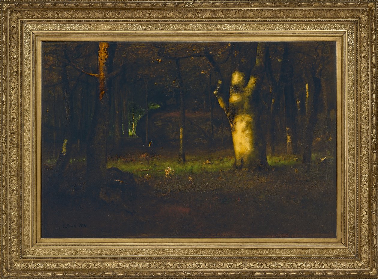 Coucher de soleil dans les bois, 1891 - George Inness