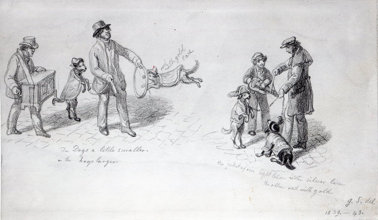 Artistes de rue, c.1839-43 - George Snr Scharf