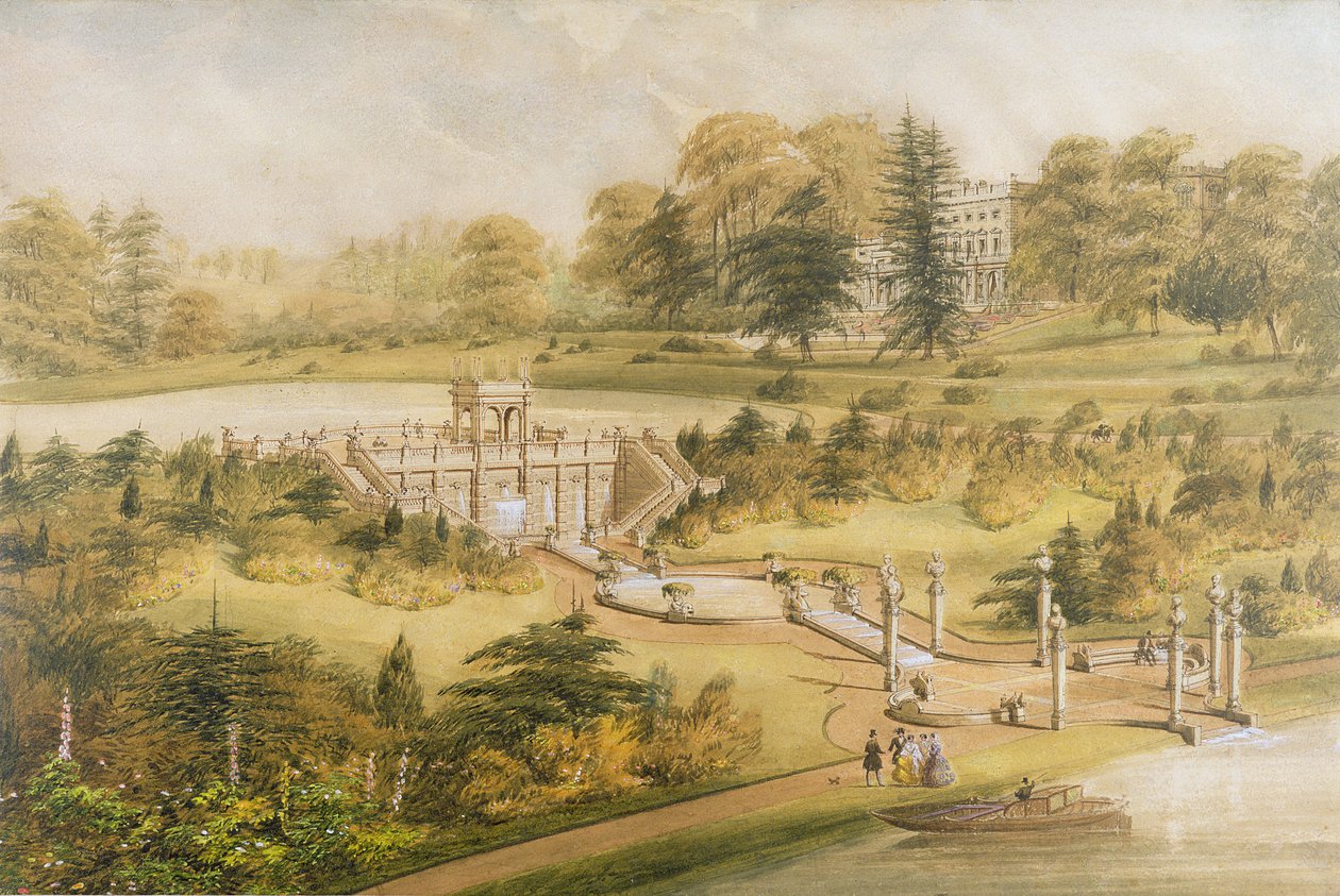 Conception pour Cowley Manor, c.1860 - George Somers Clarke
