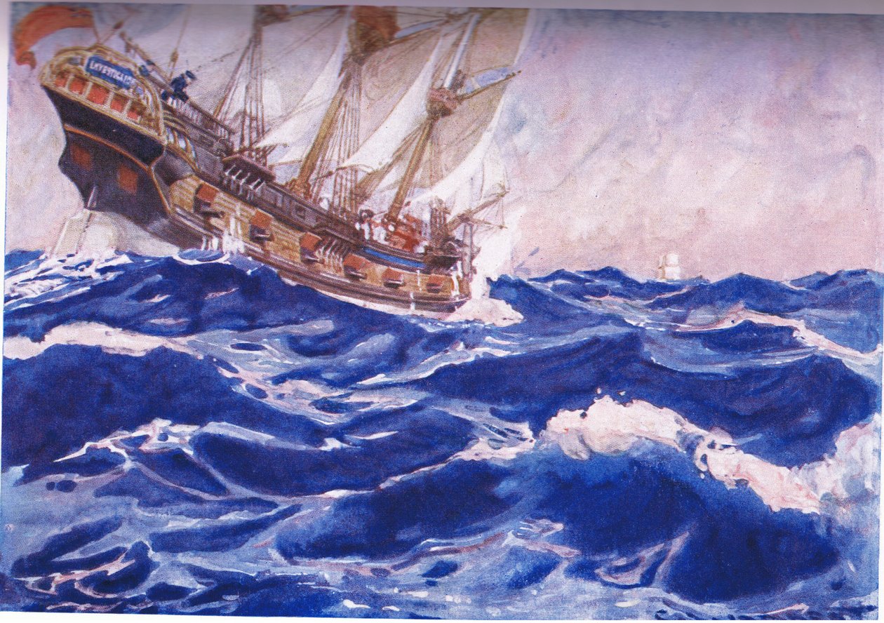 Un navire se dirigeant vers nous - George Washington Lambert