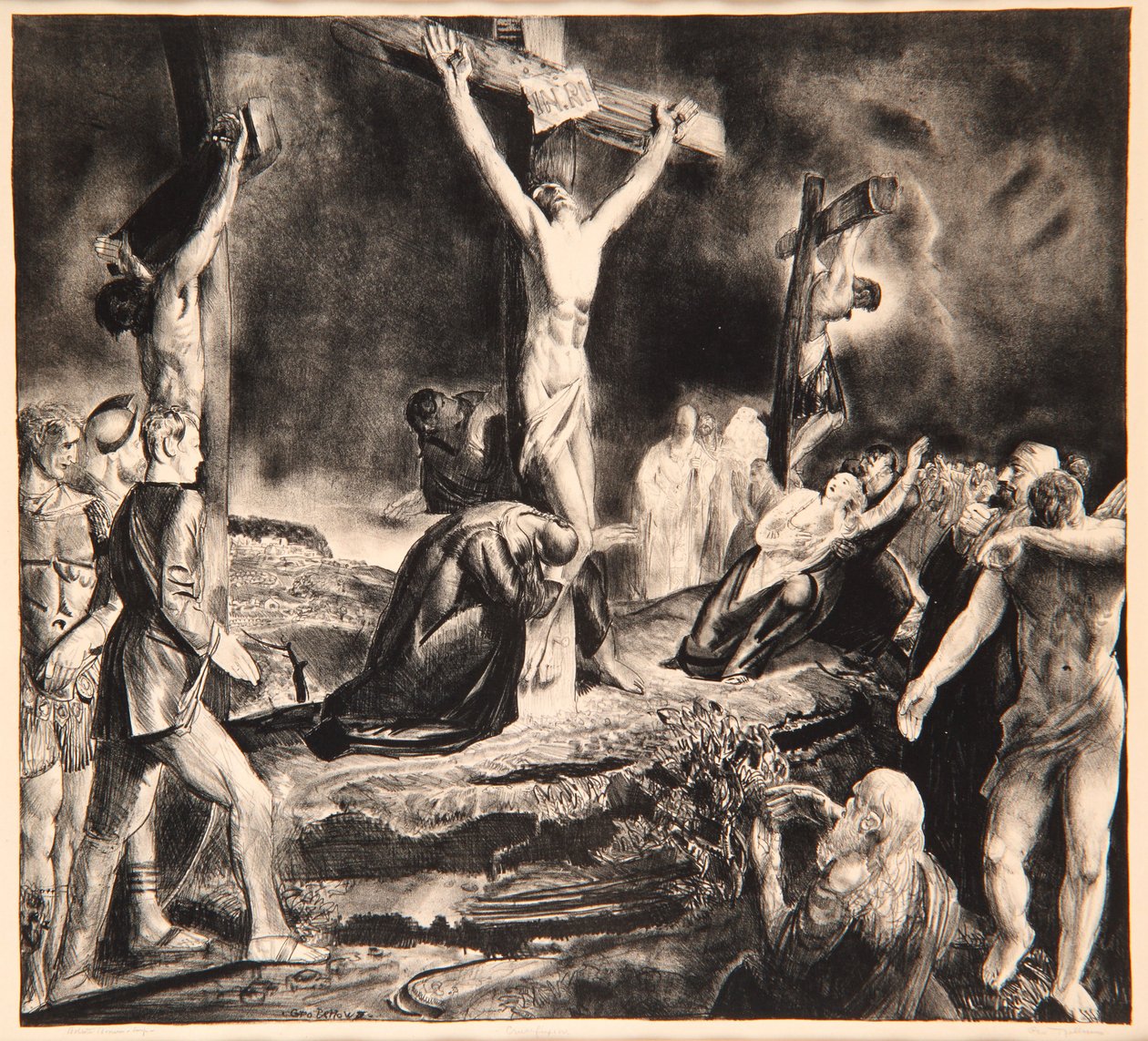 Crucifixion du Christ, 1923 - George Wesley Bellows