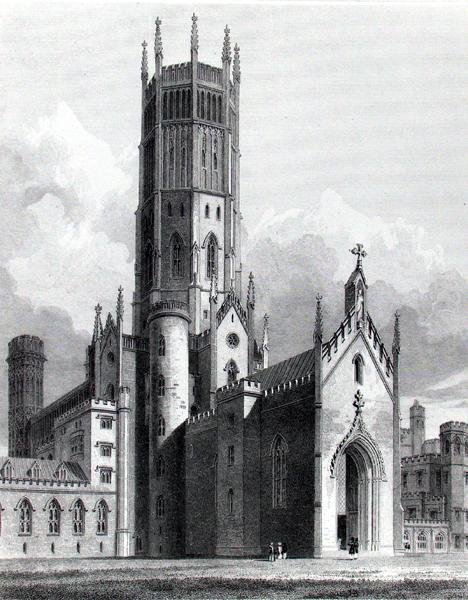 Abbaye de Fonthill depuis le nord-ouest, 