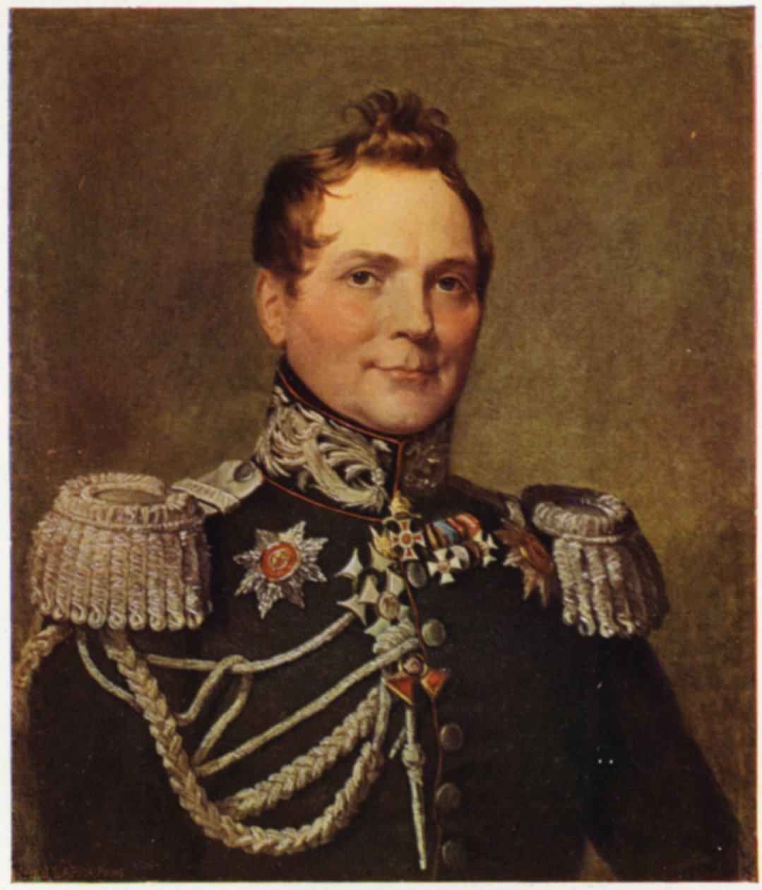 Péage général (lithographie couleur) - George (after) Dawe