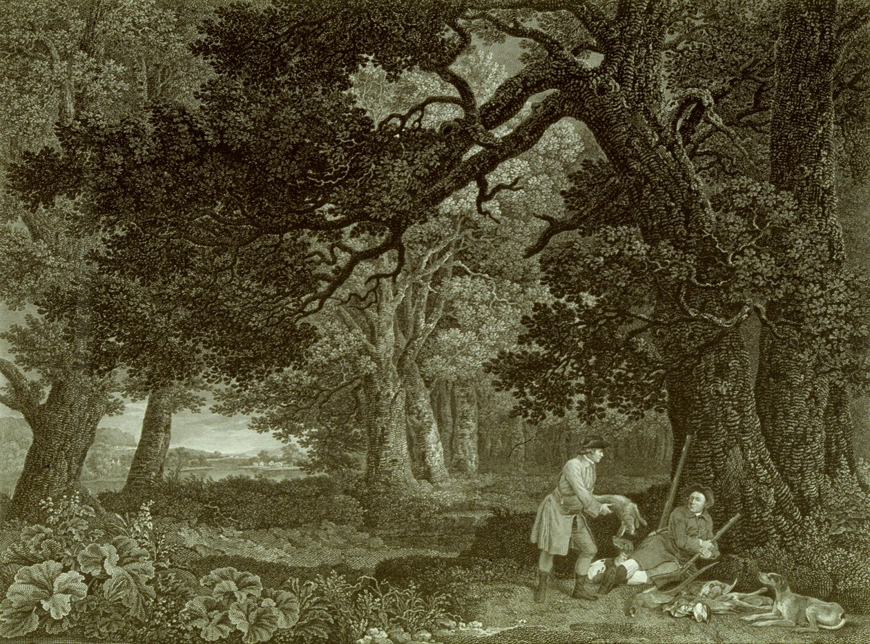 Repos après la chasse, planche 4 - George (after) Stubbs