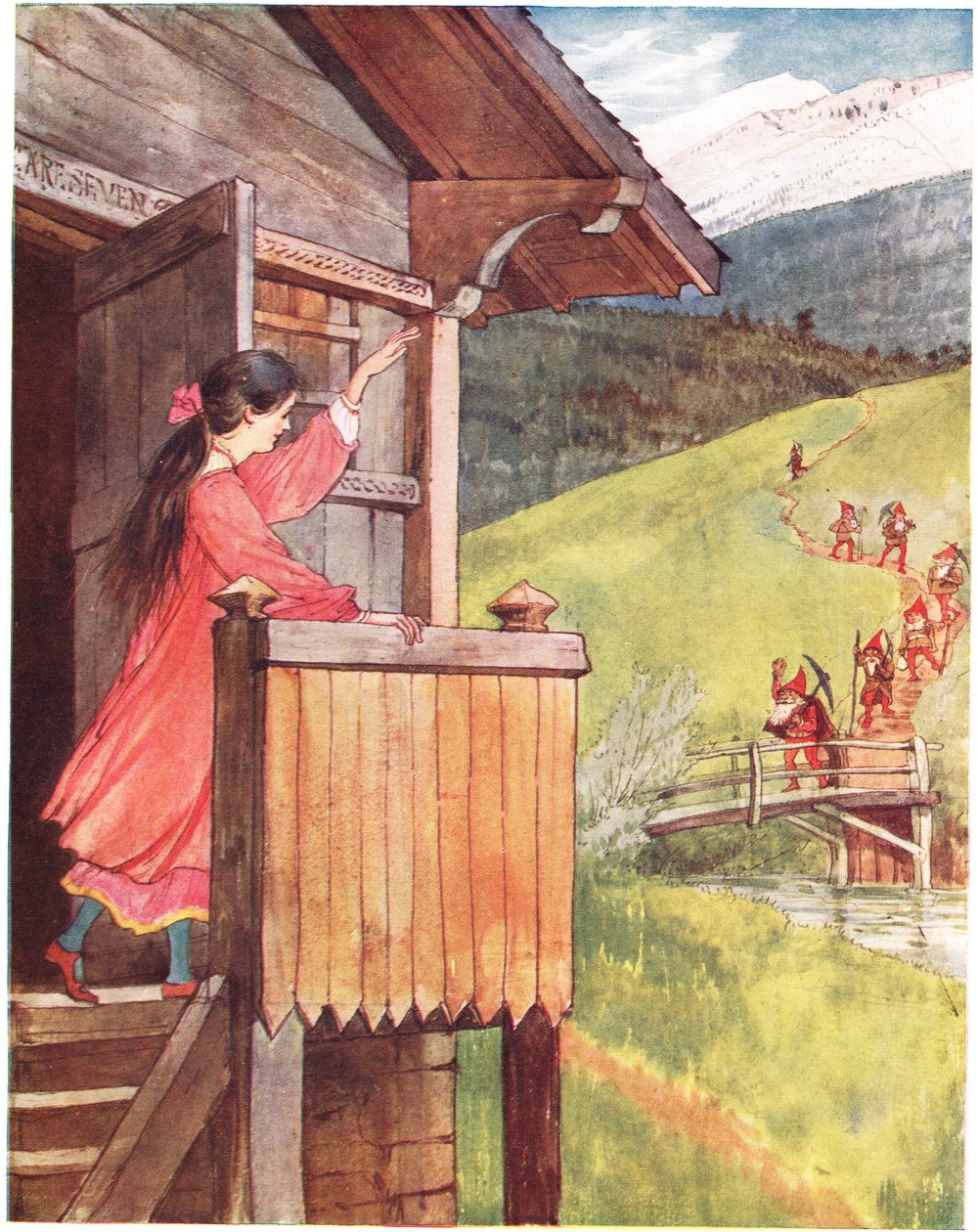 Blanche-Neige, illustration de 