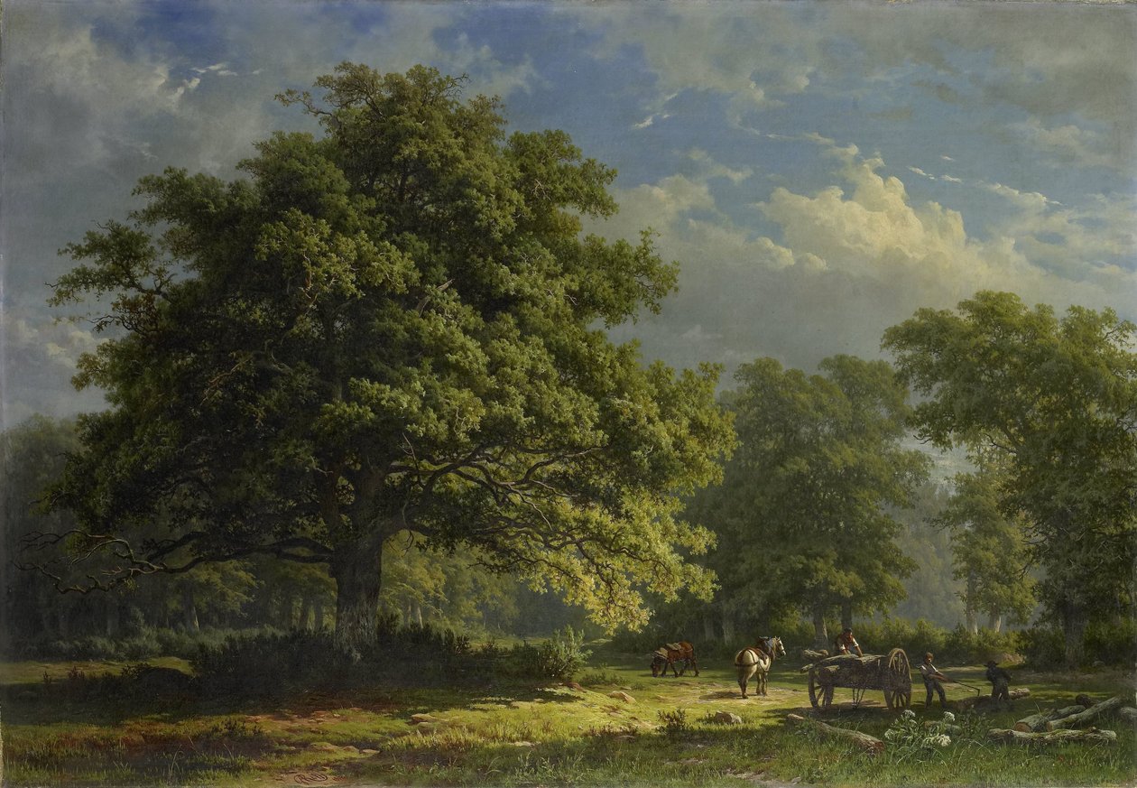 Vue dans la forêt de Bentheim - George Andries Roth
