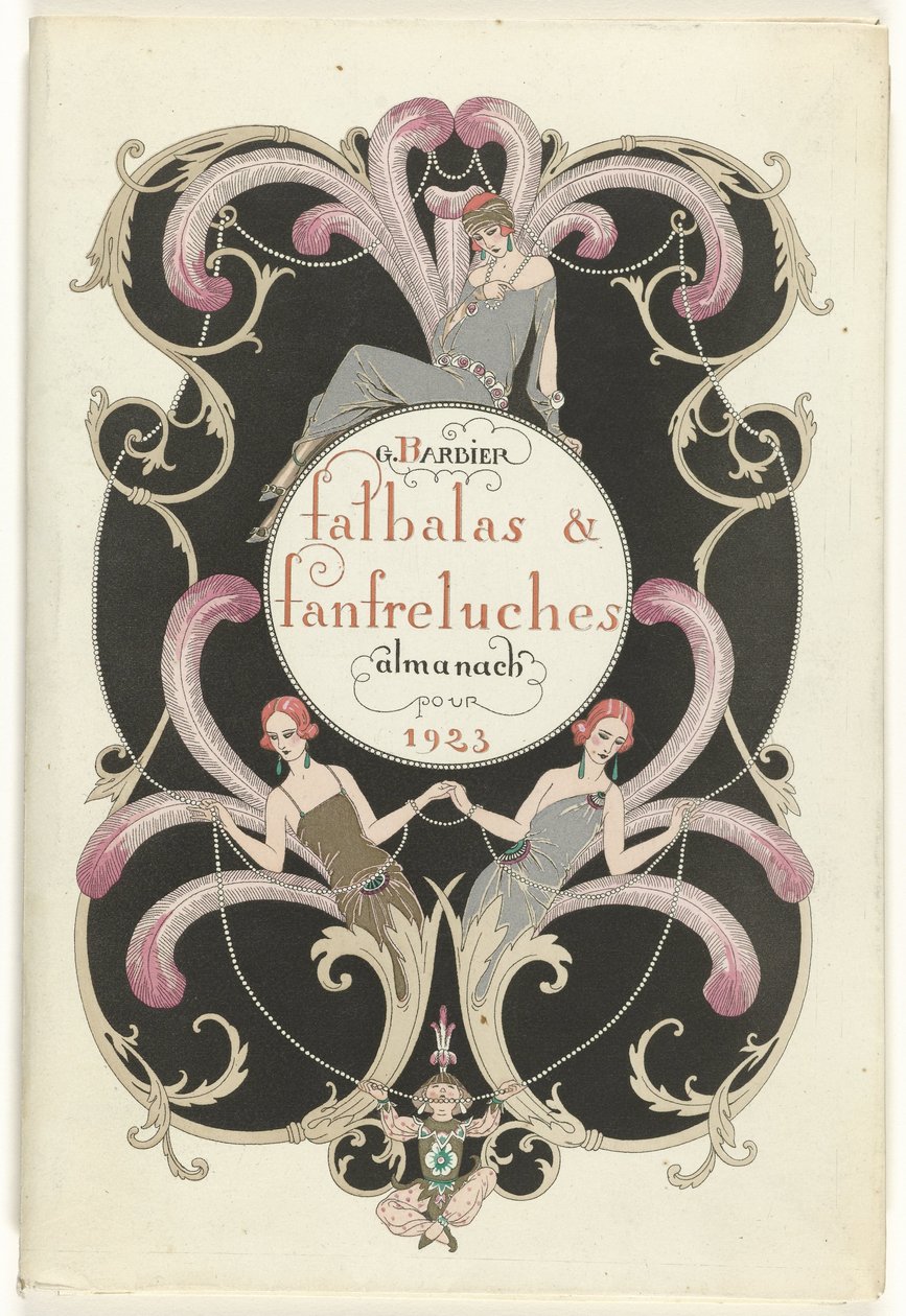 Le magazine de mode comme tentatrice (Falbalas et Fanfreluches, Almanach des Modes présentes, passées & futures pour 1923, 2e année) - George Barbier