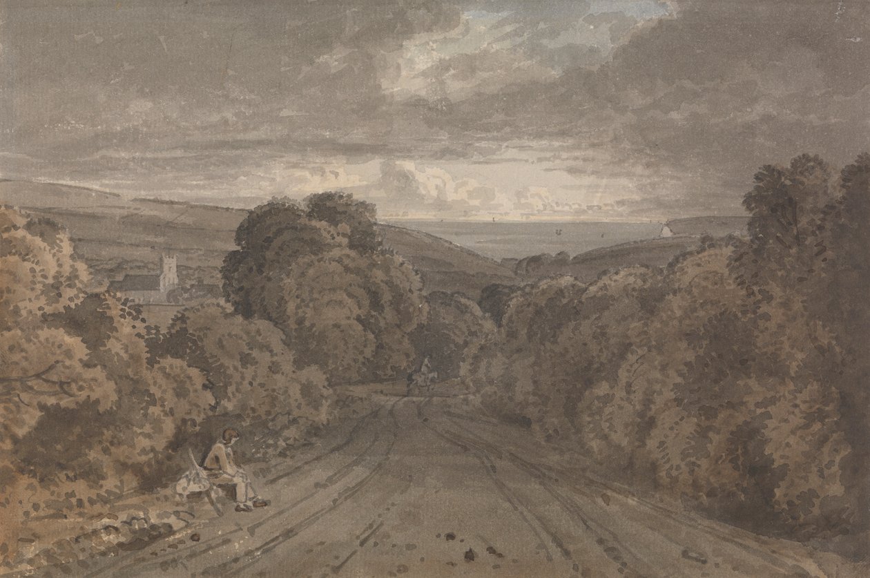 Approche de Hastings - George Barret Jr.