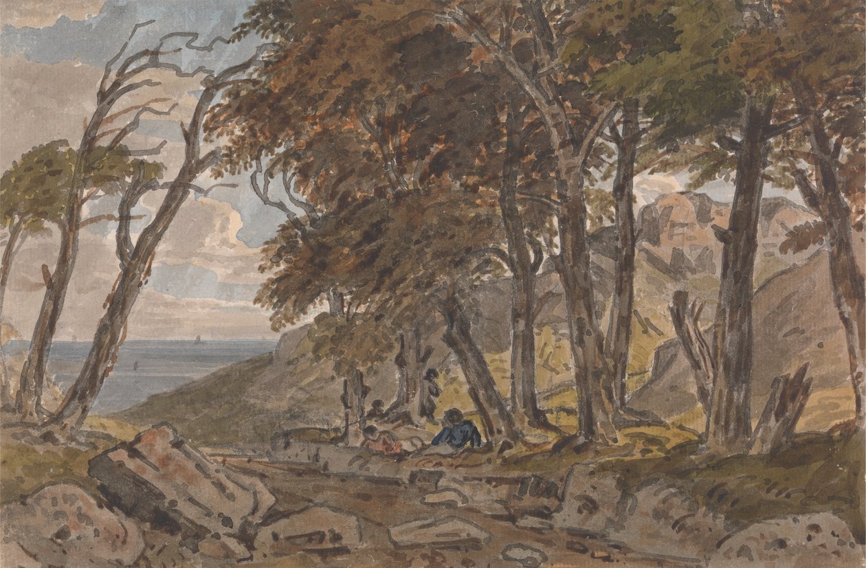 Figures sur la rive d