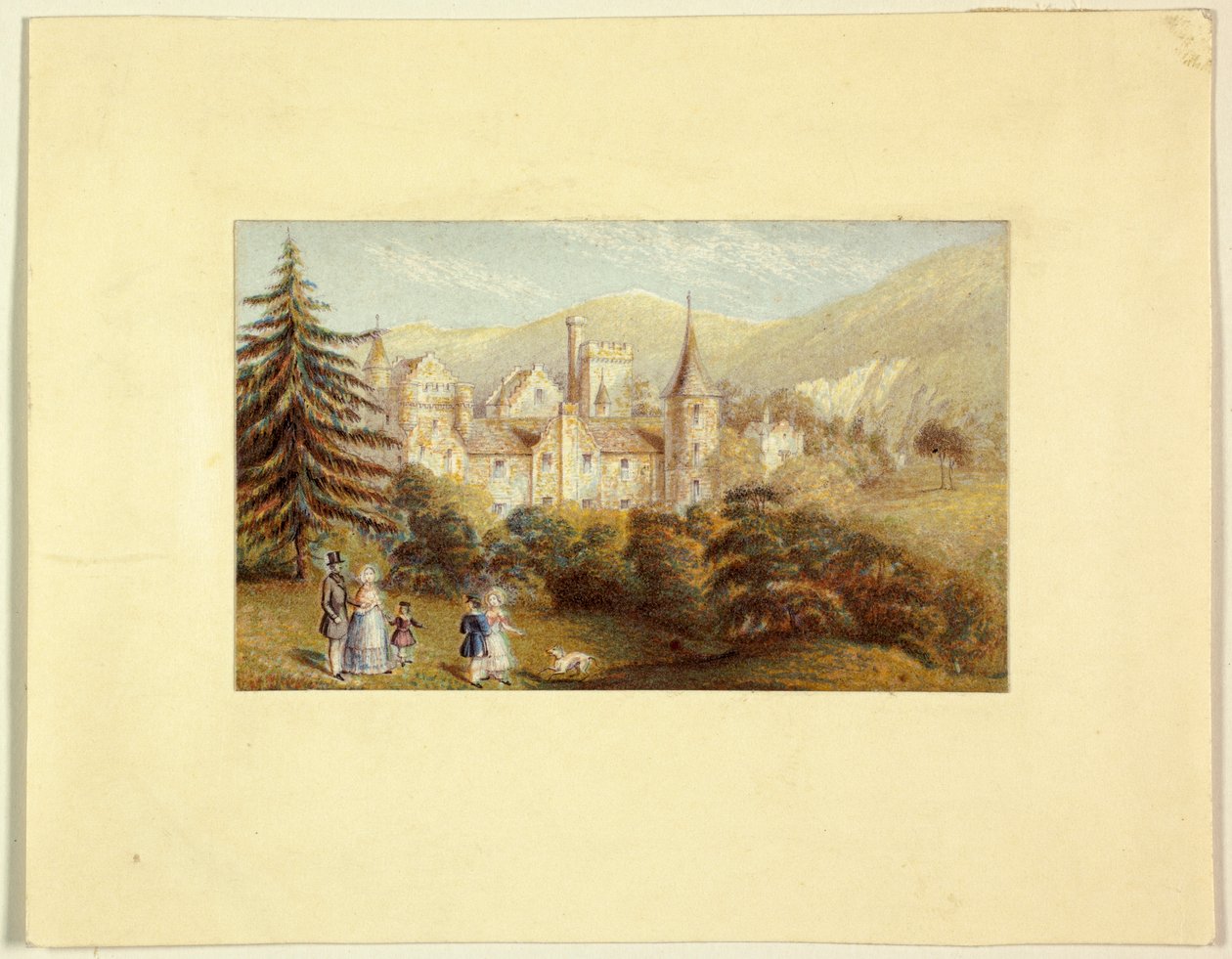 Le château de Balmoral - George Baxter