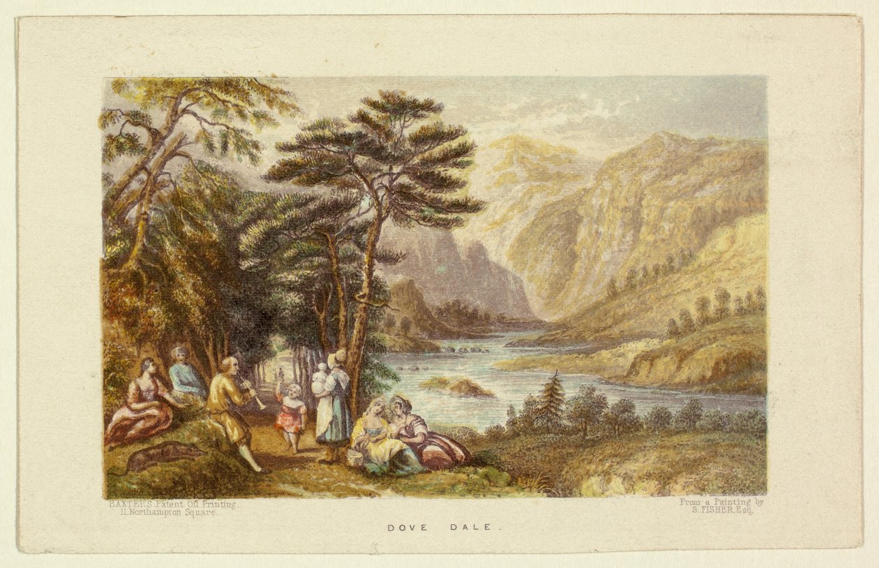 Dove Dale - George Baxter