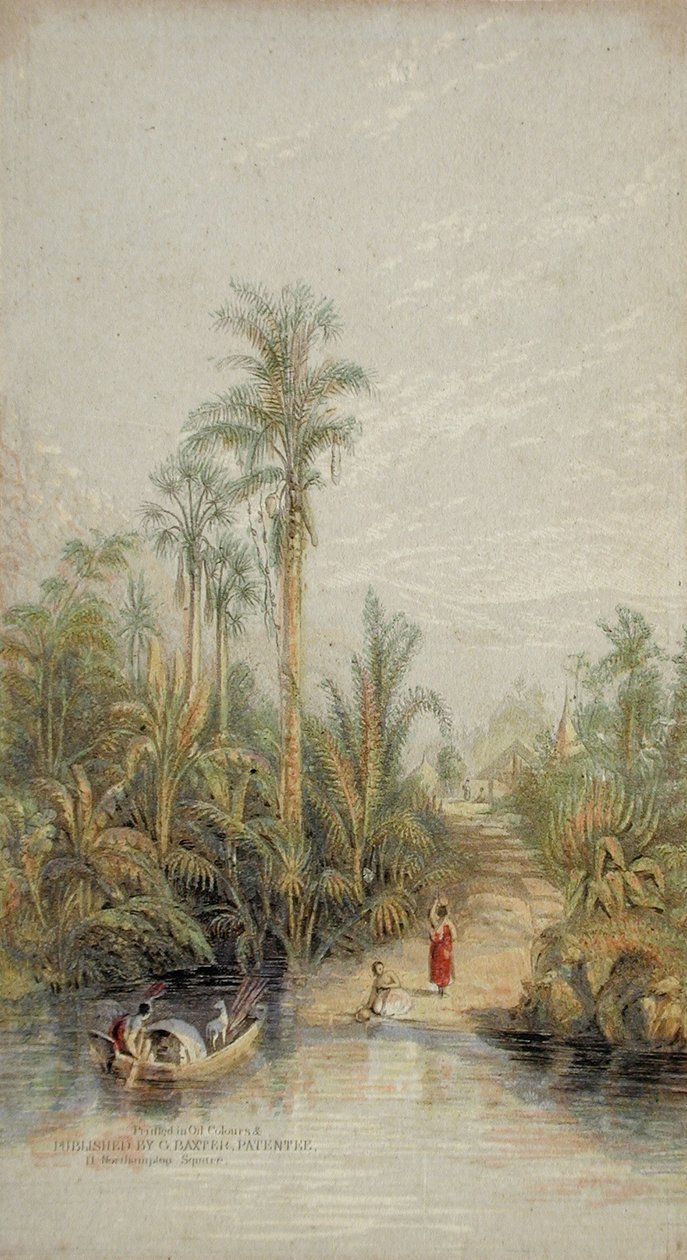 Récupération des terres indiennes - George Baxter