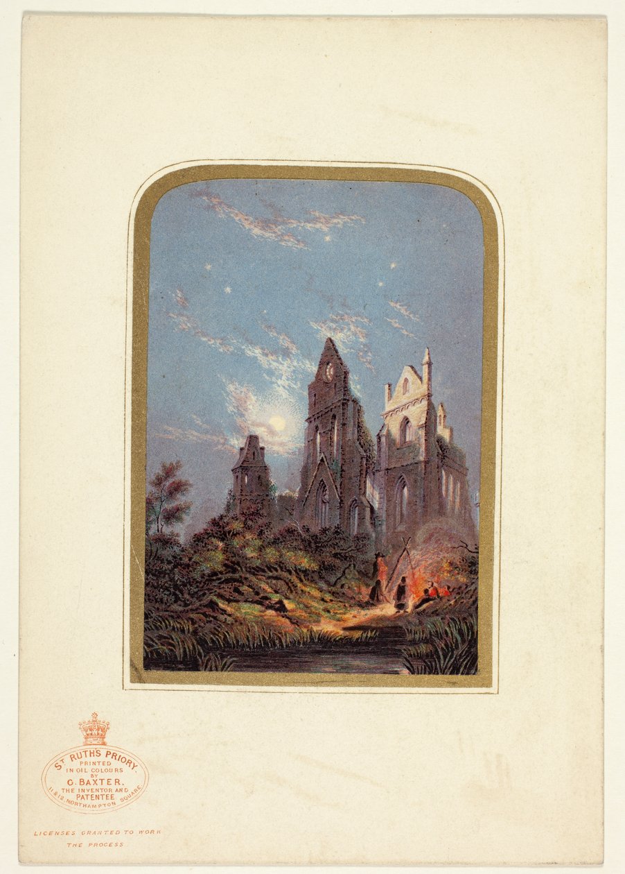 Prieuré de Sainte-Ruth - George Baxter