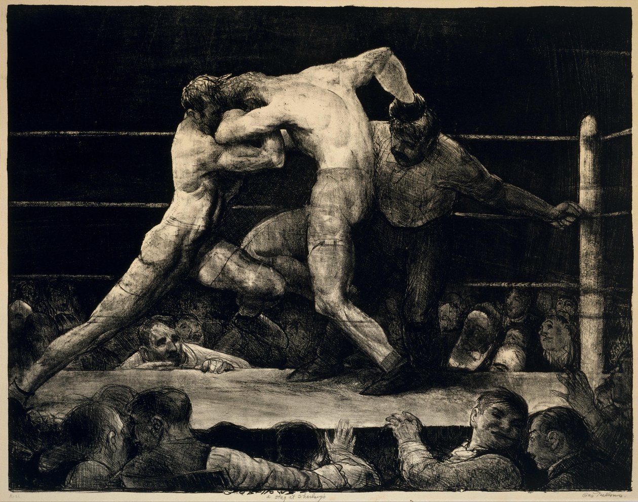 Un cerf chez Sharkey - George Bellows