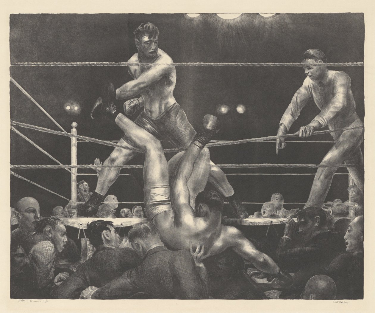 Dempsey et Firpo - George Bellows