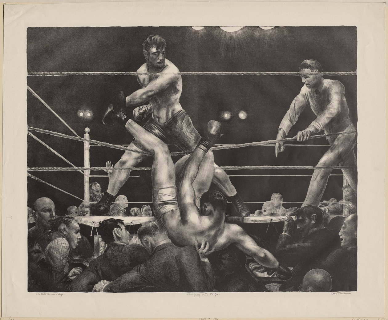 Dempsey et Firpo - George Bellows